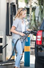 OLIVIA HOLT at a Gas Station in Los Angeles