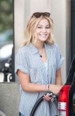OLIVIA HOLT at a Gas Station in Los Angeles
