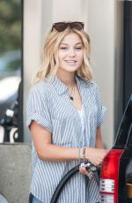 OLIVIA HOLT at a Gas Station in Los Angeles