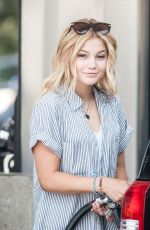 OLIVIA HOLT at a Gas Station in Los Angeles