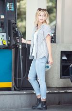 OLIVIA HOLT at a Gas Station in Los Angeles