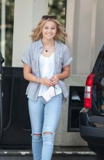 OLIVIA HOLT at a Gas Station in Los Angeles