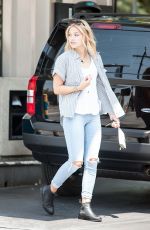 OLIVIA HOLT at a Gas Station in Los Angeles