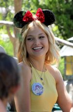 OLIVIA HOLT at Disneyland