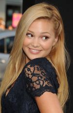 OLIVIA HOLT at If I Stay Premiere in Hollywood