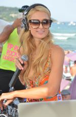 PARIS HILTON - DJ Set at a Beach in Saint-tropez