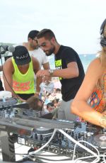 PARIS HILTON - DJ Set at a Beach in Saint-tropez
