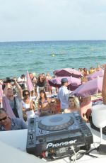 PARIS HILTON - DJ Set at a Beach in Saint-tropez