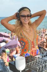 PARIS HILTON - DJ Set at a Beach in Saint-tropez