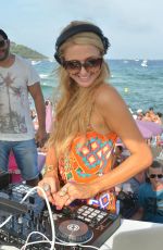 PARIS HILTON - DJ Set at a Beach in Saint-tropez