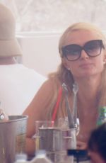 PARIS HILTON with Boyfriend on Vacation in Ibiza