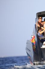 PARIS HILTON with Boyfriend on Vacation in Ibiza