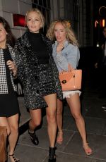 PIXIE LOTT Leaves the Sketch Restaurant in London