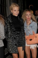 PIXIE LOTT Leaves the Sketch Restaurant in London