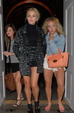 PIXIE LOTT Leaves the Sketch Restaurant in London
