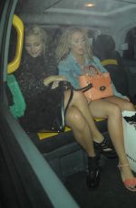 PIXIE LOTT Leaves the Sketch Restaurant in London