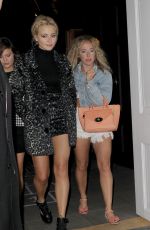 PIXIE LOTT Leaves the Sketch Restaurant in London