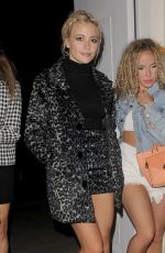 PIXIE LOTT Leaves the Sketch Restaurant in London