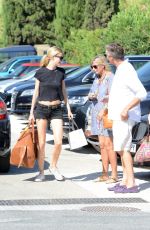 POPPY DELEVINGNE Arrives at Club 55 in Saint-tropez