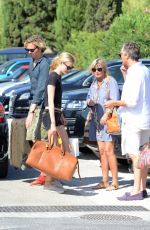 POPPY DELEVINGNE Arrives at Club 55 in Saint-tropez