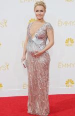Pregnant HAYDEN PANETTIERE at 2014 Emmy Awards