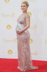 Pregnant HAYDEN PANETTIERE at 2014 Emmy Awards