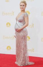 Pregnant HAYDEN PANETTIERE at 2014 Emmy Awards