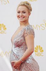 Pregnant HAYDEN PANETTIERE at 2014 Emmy Awards