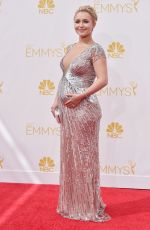 Pregnant HAYDEN PANETTIERE at 2014 Emmy Awards