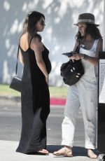 Pregnant MILA KUNIS Out and About in Los Angeles