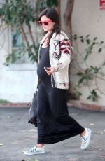 Pregnant RACHEL BILSON Out and About in Sherman Oaks