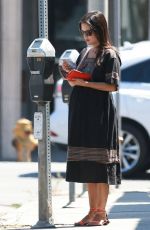 Pregnant RACHEL BILSON Out Shopping in Studio City