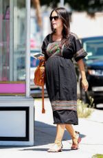 Pregnant RACHEL BILSON Out Shopping in Studio City