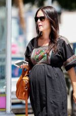 Pregnant RACHEL BILSON Out Shopping in Studio City