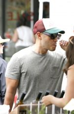 Pregnant STACY KEIBLER Shopping at the Farmers Market in Beverly Hills