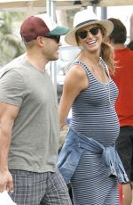 Pregnant STACY KEIBLER Shopping at the Farmers Market in Beverly Hills