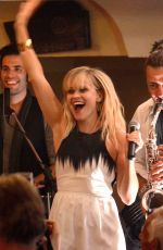 REESE WITHERSPOON at a Party on Vacation in Capri