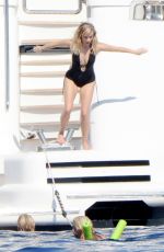 REESE WITHERSPOON in Swimsuit on a Yacht in Italy