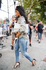 RIHANNA Arrives at Da Silvano Restaurant in New York