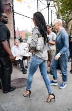 RIHANNA Arrives at Da Silvano Restaurant in New York