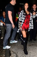 RIHANNA Arrives at VIP Nightclub in New York