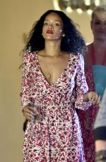 RIHANNA Out Shopping in Sardinia