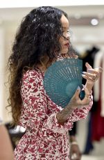 RIHANNA Out Shopping in Sardinia