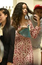 RIHANNA Out Shopping in Sardinia