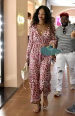 RIHANNA Out Shopping in Sardinia