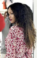 RIHANNA Out Shopping in Sardinia