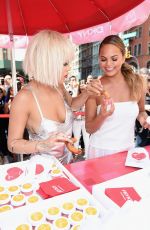 RITA ORA and CHRISSY TEGEN at DKNY MyNY Fragrance Launch in New York