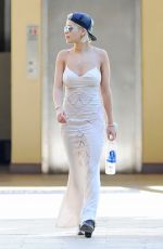 RITA ORA Leaves Her Hotel in West Hollywood