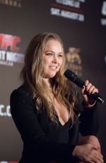 RONDA ROUSEY at Macao UFC Fight Nnight Press Conference in Hong Kong