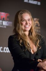 RONDA ROUSEY at Macao UFC Fight Nnight Press Conference in Hong Kong